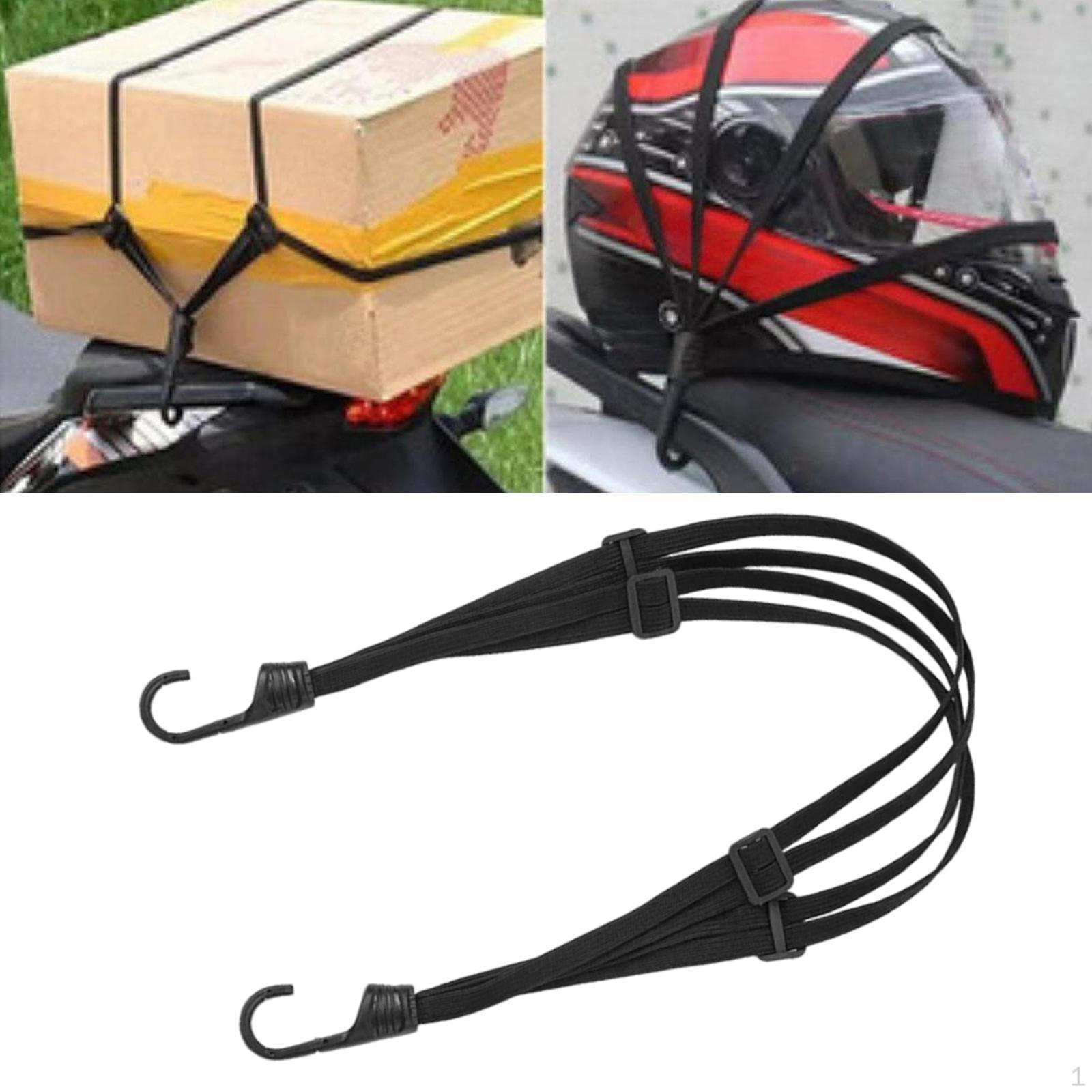 

Ремни для багажа на шлем для мотоцикла с эластичной веревкой и крючками 90cm