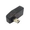 Mini USB 5Pin Männlichen zu USB Weiblich 90 grad Winkel Konverter Stecker daten Sync OTG Adapter für Auto MP3 MP4 tabletten Hand