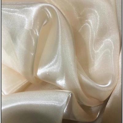 Crystal Silk Satin Smooth Water Light Liquid Stiff Organza Fabrics Wedding Dresses Formal Dresses  Designer Clothing Fabrics