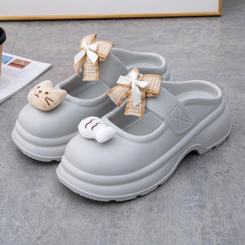 

EVA Нескользящие Модные Туфли для Девочек в Британском Стиле с Закрытым Носком – Толстая Подошва 7 см для Увеличения Роста 40/41, Internal Length 250mm