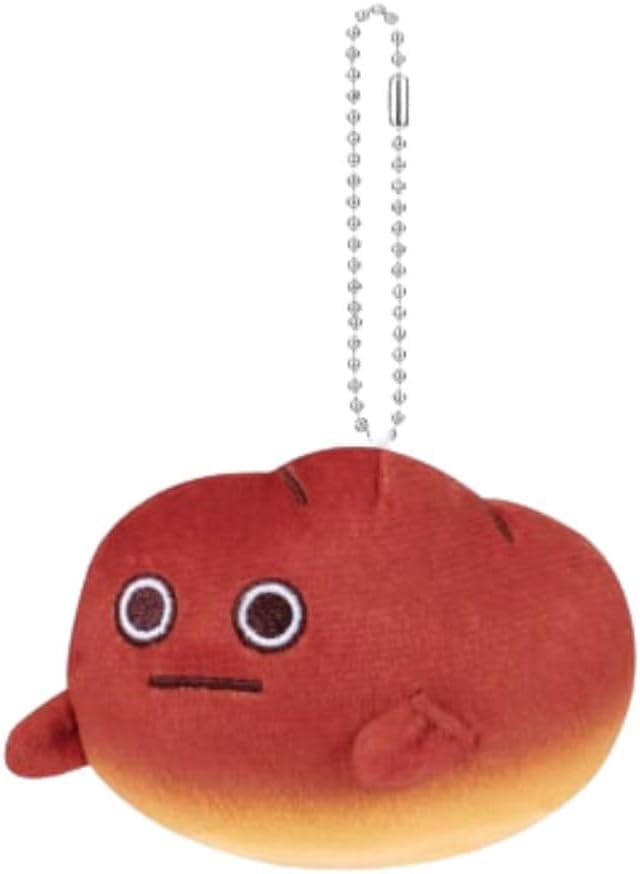 

Fuji pan Plush Toy with Ball Chain, Neobata-kun and Friends, Approx. 8cm, Single Item: Neobata-kun