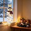 Hanging Christmas Decor for Festivals Magic Spiral LED Light, Decoration with Coordinated Display Accessories Lights Porch Entryway Doorway