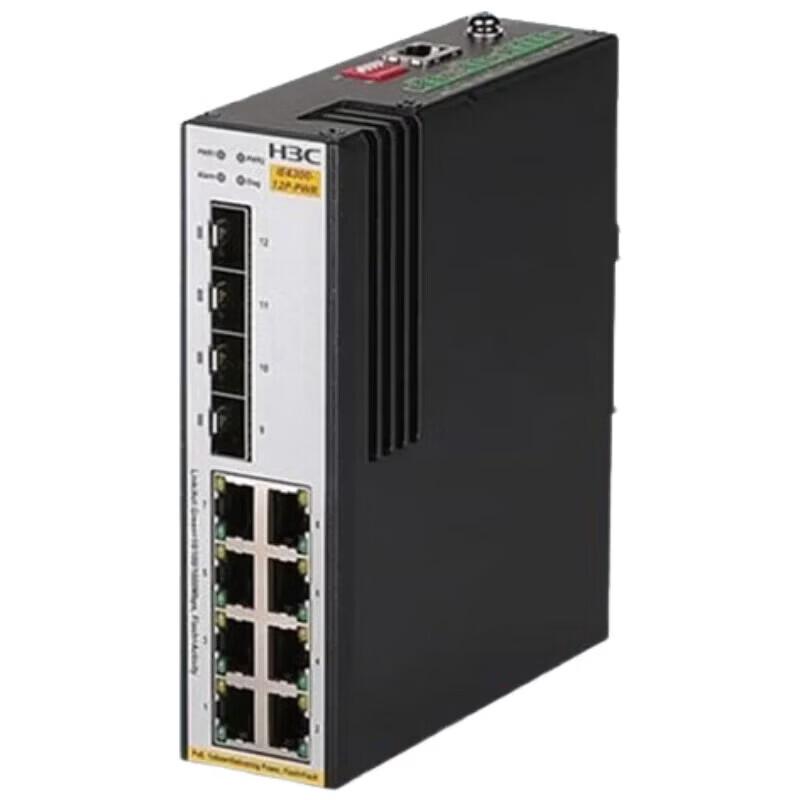 H3C IE4300-12P-PWR DIN-Rail Industrial Ethernet Switch