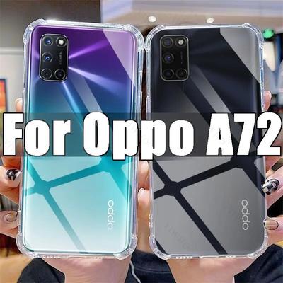 Custodia trasparente per telefono Oppo A72 Custodia trasparente in TPU per Oppo A 72 6.5" CPH2067 Cover antiurto antigraffio