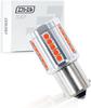 S25 LED Single Rear Fog Stop Uniform Deep Single Vehicle Inspection 1 Piece Fcl. High-Mount Lamp, Red, Universal, Aftermarket, Bulb, 12V, Compliant,