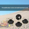 4pcs Rubber Dust Protection Covers  Joint Cover Abrasion Resistance Vehicle Dust Guard Quick Fixing for ATVs 