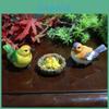 Resin Bird Micro Landscape Miniature Garden Decor With Bird Nests For Home And Gifts