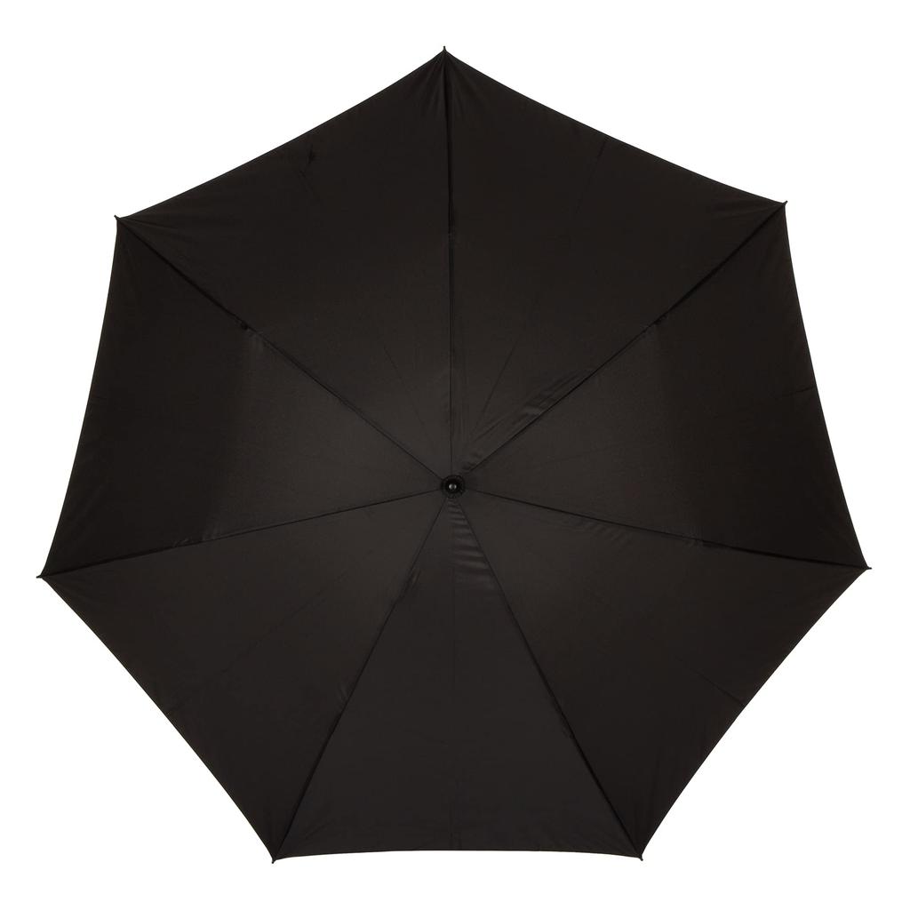 Asty folding 60cm x Teflon H1060GA (Asty) Snap-button umbrella, black, plain, 7R, men's, coated, lightweight,