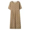 Summer Chiffon Tie-up Dress for Middle-aged & Elderly Women - 2026 New Style Fashionable Loose Skirt