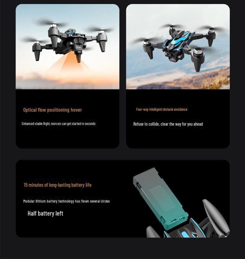 K12 MAX Brushless Drone: Triple Cameras, HD Photography, Smart Obstacle Avoidance Quadcopter