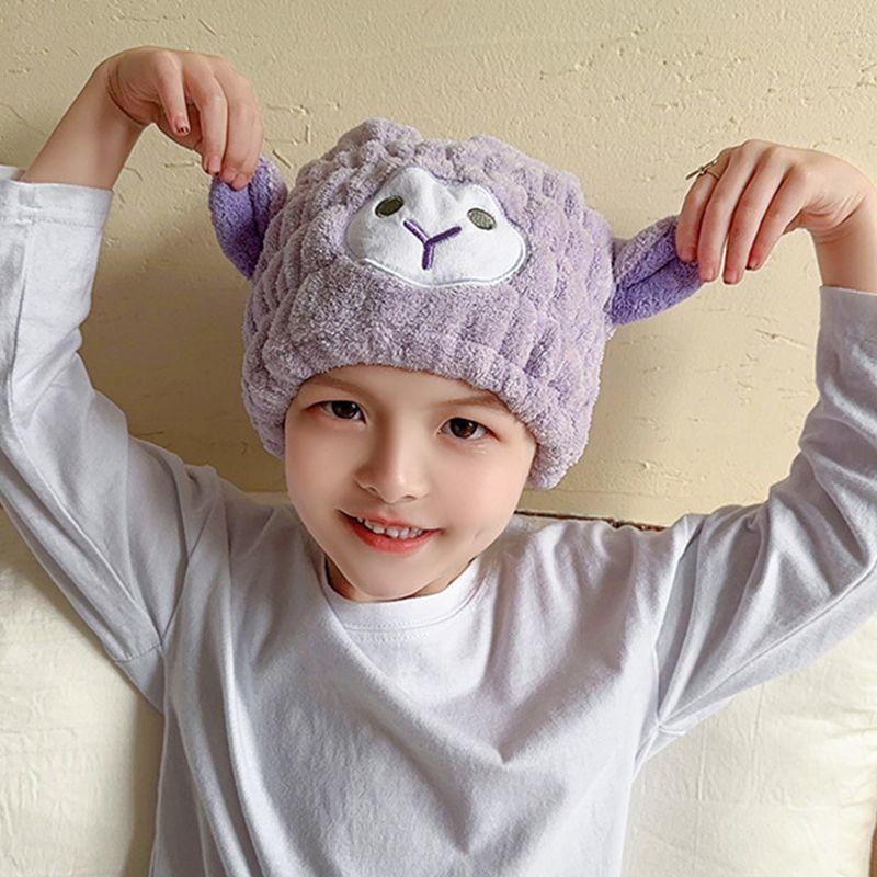 Dry hair cap Super absorbent quick-drying headscarf New style wipe head towel headscarf cute hair wrap