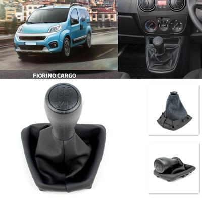 5 Speed Gear Shift And PU Leather Boot For Fiat Fiorino 2016 2017 2018