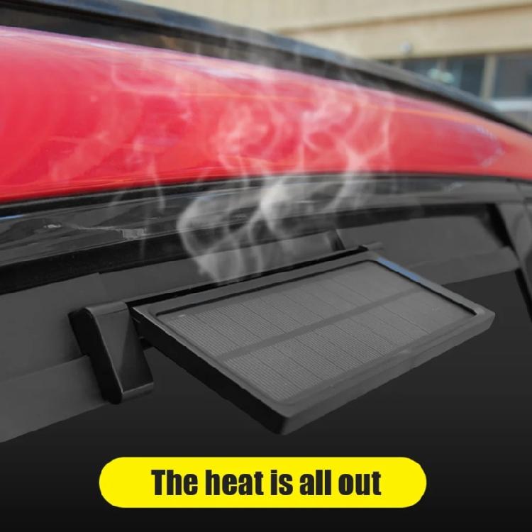 Double Head Air Exhaust Radiator Auto Interior Cooling Fan Air Circulation Fan Solar Charging Ventilation Fan