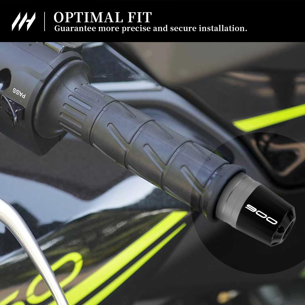 MotHeart Motorcycle Bar End Slider Compatible with Z900 2017-2025 Motorcycle