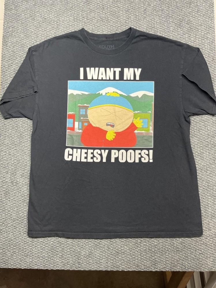 

Южный Парк Я Хочу Свои Сырные Пуфсы Картман Графический Мужской Большой Телешоу Унисекс Футболка L