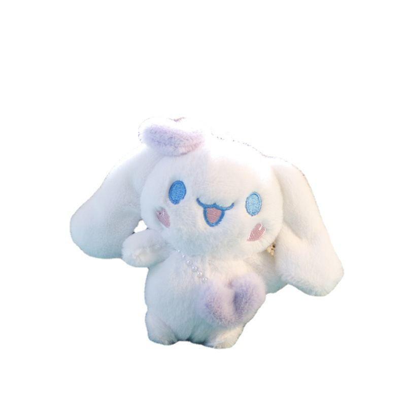 Cinnamoroll Plush Toy Key Chain Handmade Soft Cartoon Doll For Bag Decor фиолетовый
