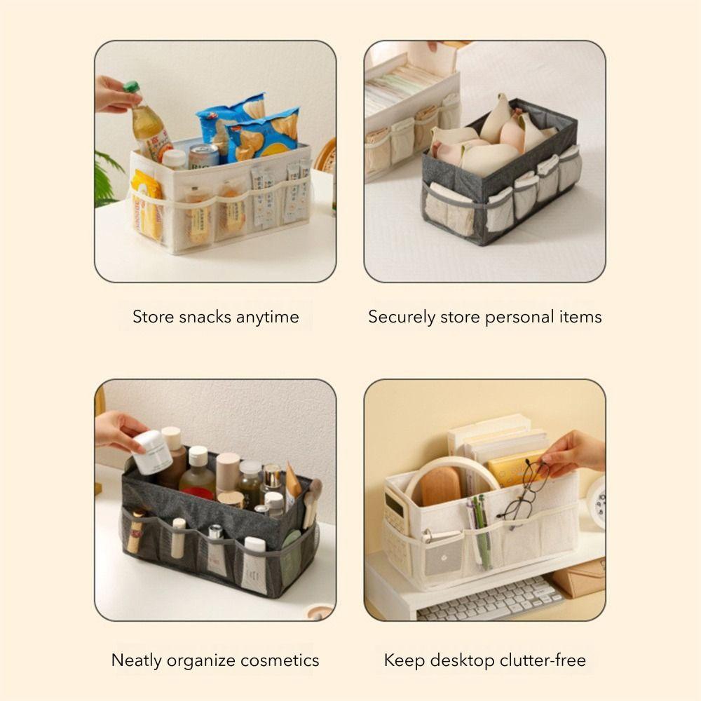 Folding Folding Storage Box With Mesh Organizer Dividers Mesh Organizer  Storage Bins