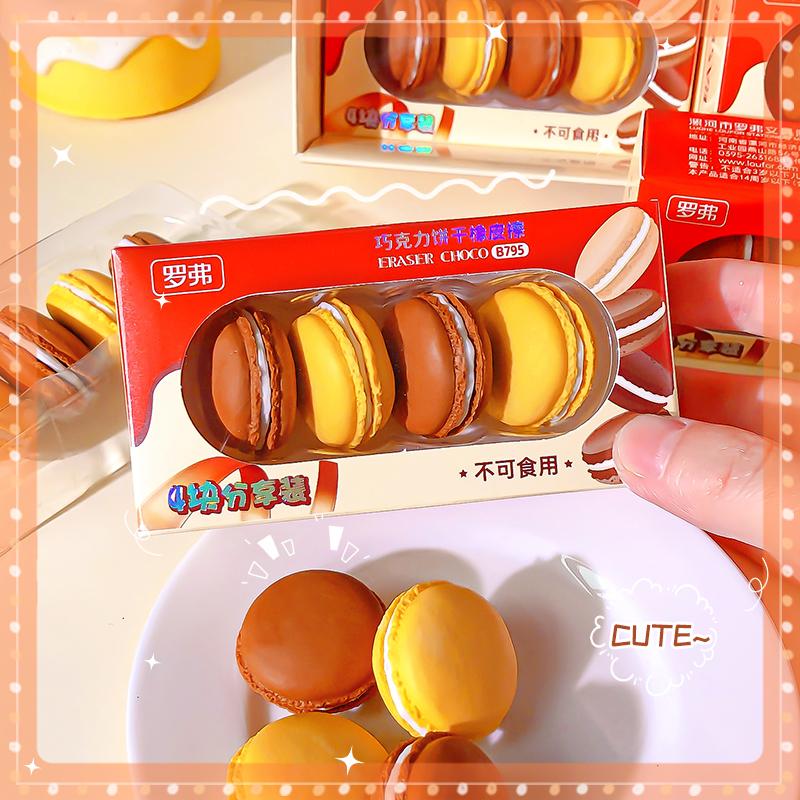 

Kawaii Stationery items Aesthetic stationery supplies back to school acsesories cookie Eraser drawing rubber cute things