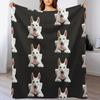 White Swiss Shepherd White German Shepherd Throw Blanket Cozy Throw Blanket Birthday Gift for Him Her