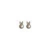 Pearl Rabbit Shape Ears Cute Sweet Style Ears French Retro Earrings