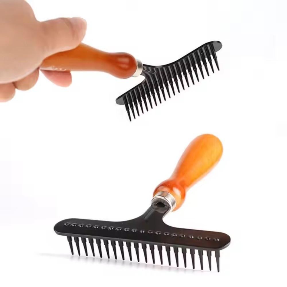 Stainless Steel Pet Comb for Long Thick Hair Deshedding Cleaning Carpet Rake  Dogs Puppy Cats