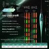 Premium Color-Changing Electronic Float: Day & Night Use, High Sensitivity, Shadowless, Luminous, Ultra-Fine Hard Tail for Night Fishing