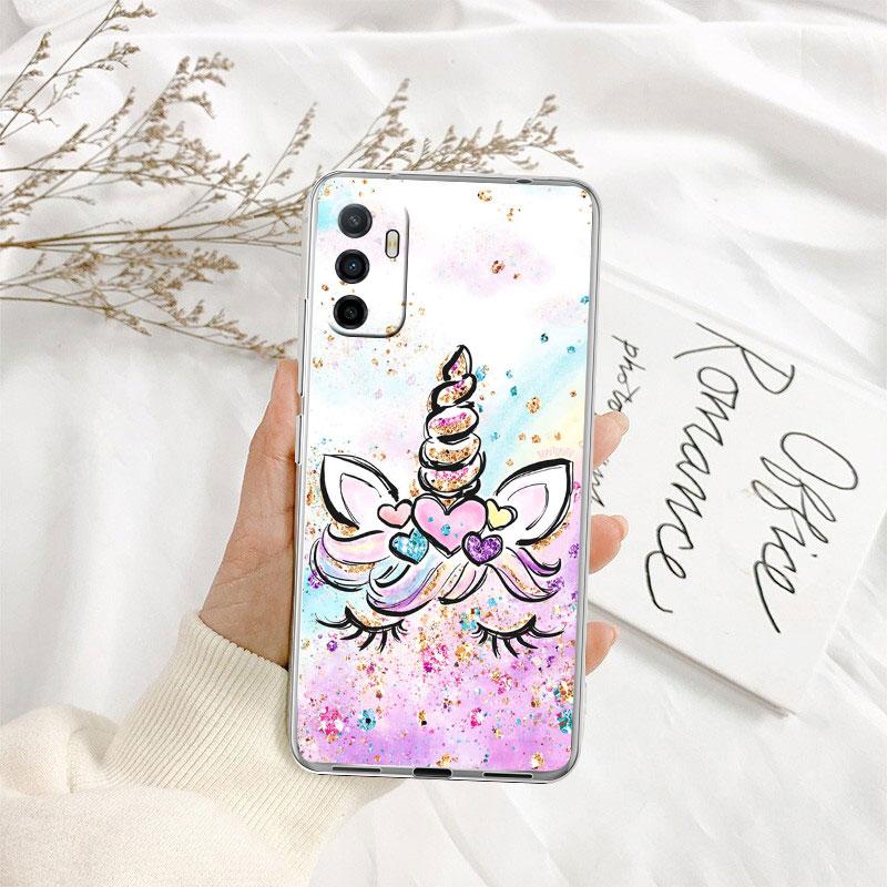 IK21 Cartoon Unicorn Phone Case for Motorola Moto G10 G20 G30 G31 G32 G34 G35 G41 G42 G50 G51 G52 G55 G60 G60S G62 G71 G72 G75
