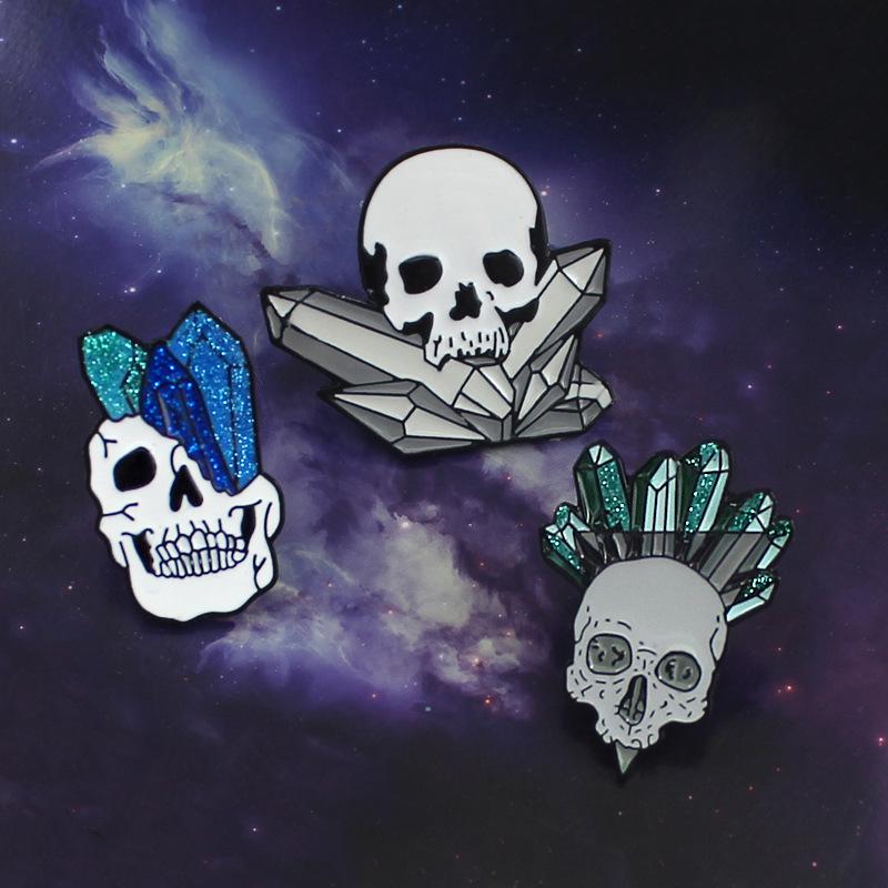 Personalized Skull Brooch - Creative Alloy Badge for Denim Jackets