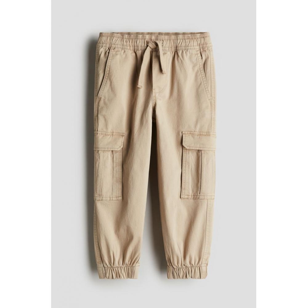 

H M Cargo Pants ligHt Beige