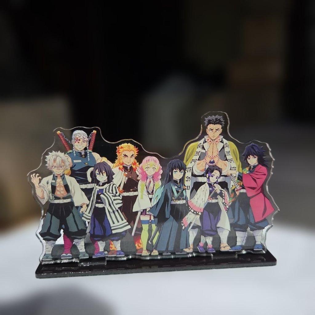 Used New Demon Slayer: Kimetsu no Yaiba double-sided acrylic stand pillar collection
