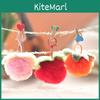 Cute Fruit Plush Toy Keychain Handmade Soft Toy For Backpack Accessories And Kids