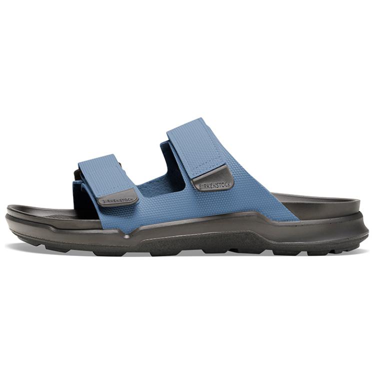 Birkenstock Atacama Faux Leather Double Buckle Open Toe Flat Slide Sandals Men sandals Blue 1026959 41
