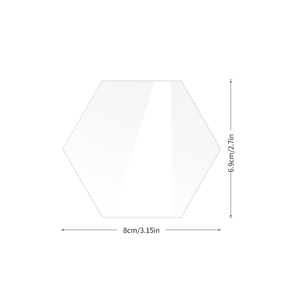Transparent Acrylic Wedding Table Number Signs: Hexagonal, Rectangular, and Round DIY Seating Cards.