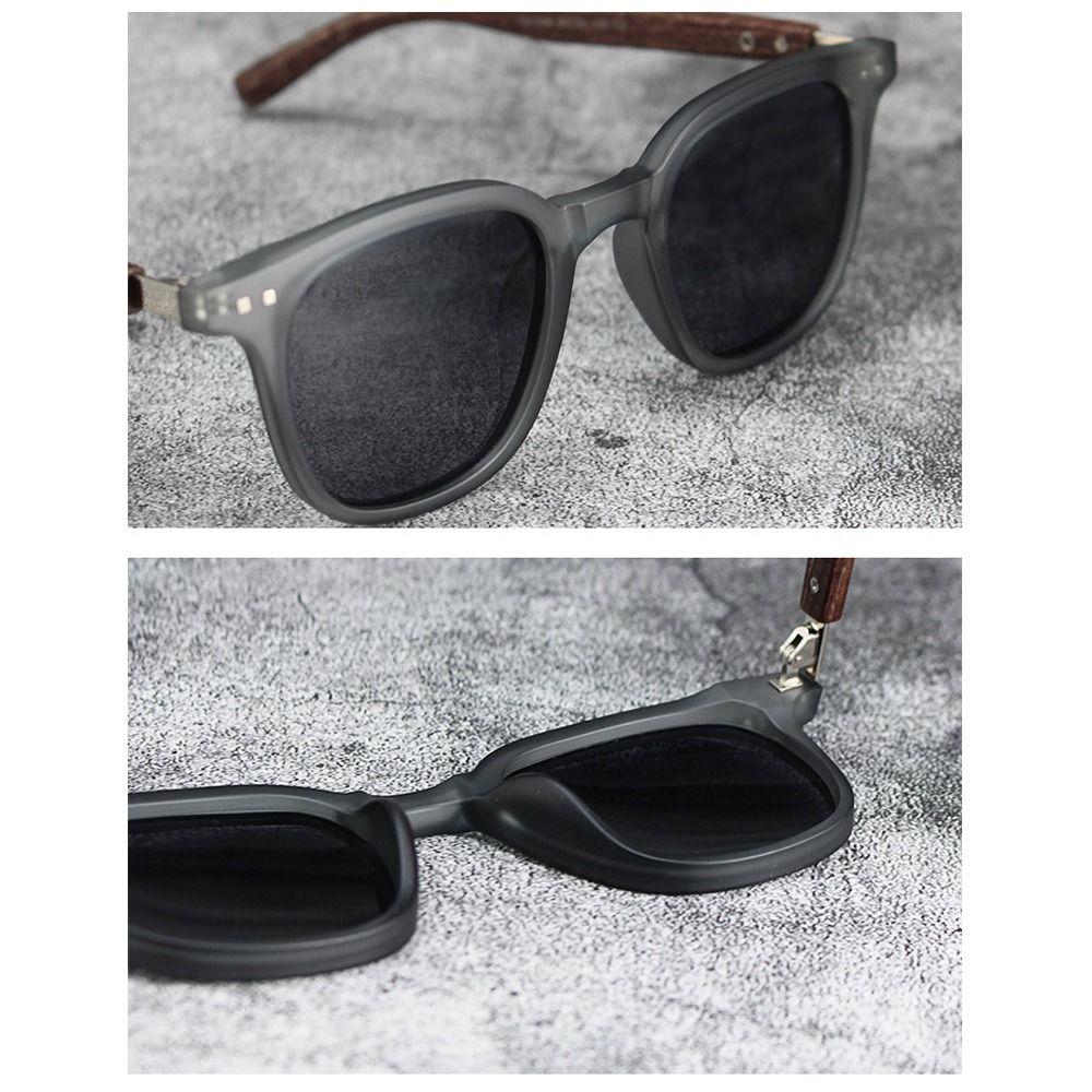 Outdoor Street Photography Wood Grain Sunglasses UV Protection Shades  for Women & Men