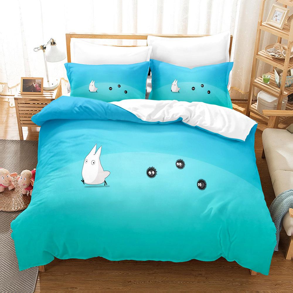 

Cute Cartoon Chinchilla 3D Digital Printing Quilt Cover Pillowcase Bedding Three-Piece Batch 90*190