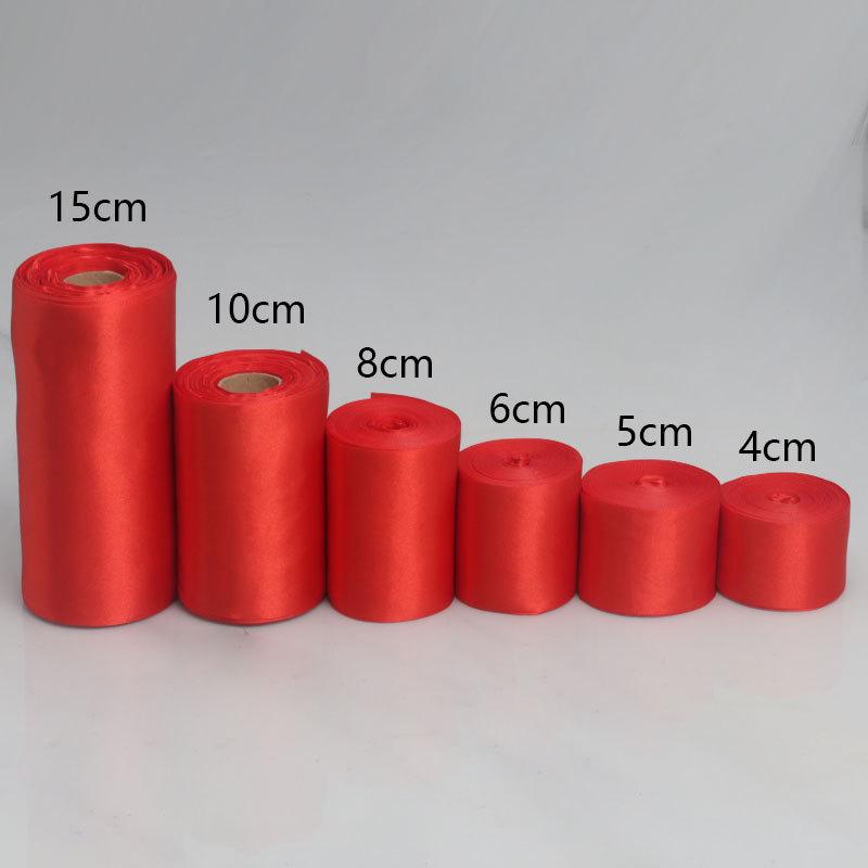 Crafting Materials Elegant Elegant Multifunction Joyful Red Wedding Bow Ribbon Ribbon DIY Wedding Decoration Polyester Ribbon Home Decoration