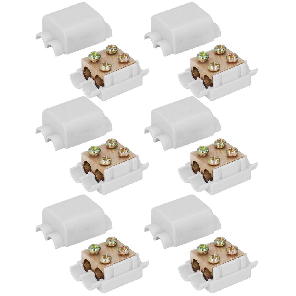 6PCS Wire Connector T Type Splitter1000V 100A High Power No Break Quick Connectors ZK‑1216