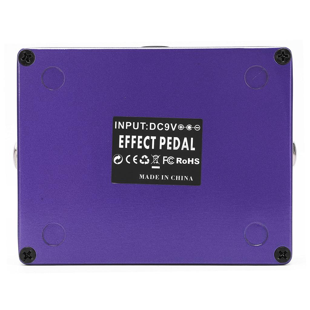 Guitar Effects Pedal Reverb Digital Delay True Bypass Purple 2 in 1 Single Instrument Accessory for Stage Performance CP-80