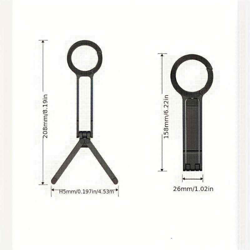 2-in-1 Tragbares Stabiles Stativ-Handyhalterung - Faltbarer Desktop-Handyhalter, Magnetische Halterung für Handy und Kamera