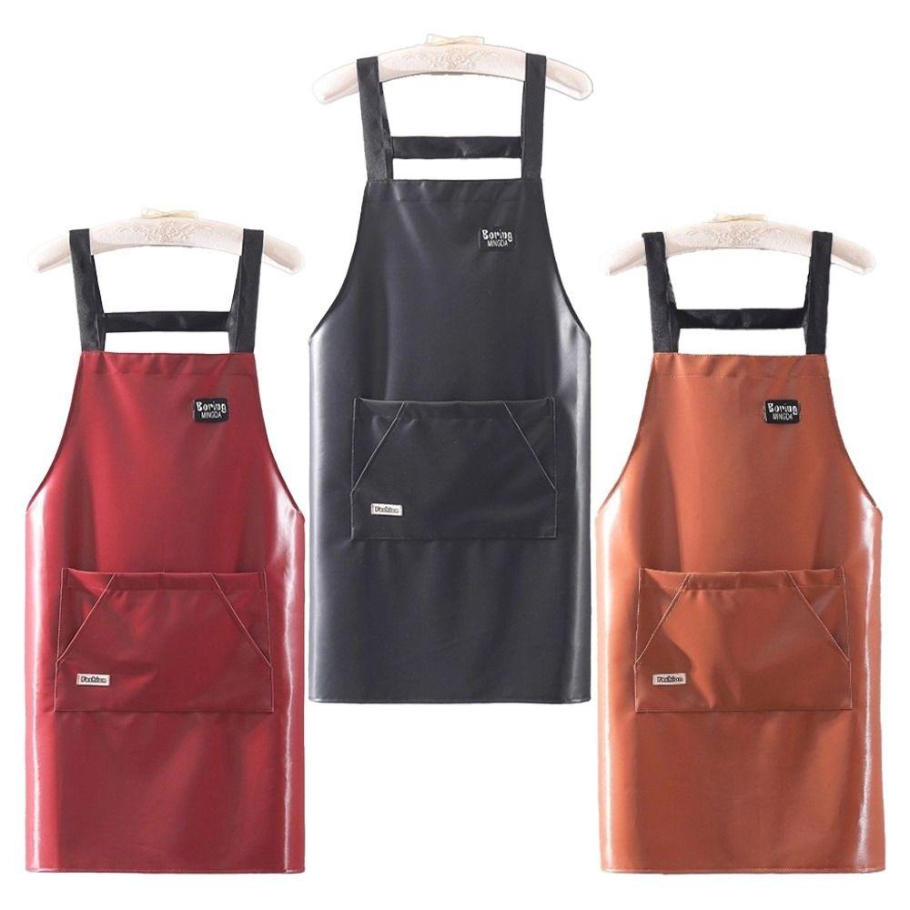 Ölfestes Reinigungs-Lätzchen Wasserdichte Café-Shop-Overalls Neue Arbeitskleidung für Gartenarbeit