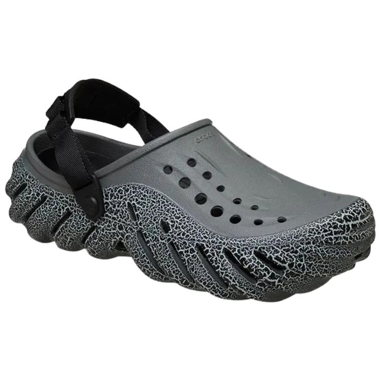 Crocs Echo Crackle Clog Slate Grey Men Sneakers 211630-0DA