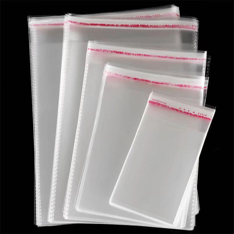 Wide 10 OPP Self-Adhesive Bags for Jewelry and Pencil Packaging