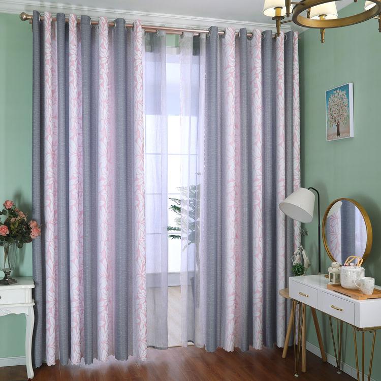 Ready Made Curtains Rose Wedding for Living Room Blackout Sided Print Elegant Romantic Floral Design Door Window Treatment