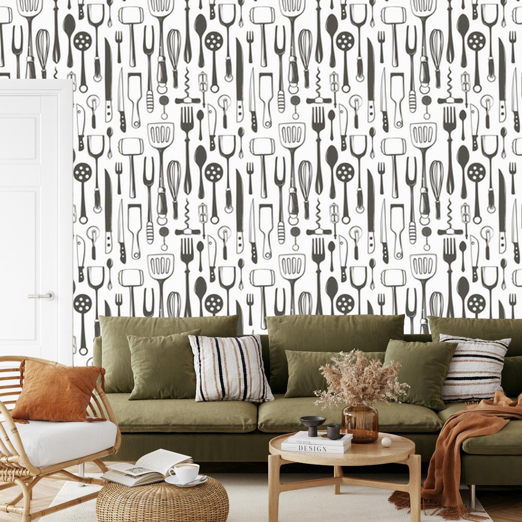 Wallpaper Accessories for the living room and bedroom 50x1000