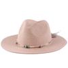 Multi-color Optional Simple Fashion Spring and Summer Women Panama Straw Hat Gentleman's Top Hat Travel Visor