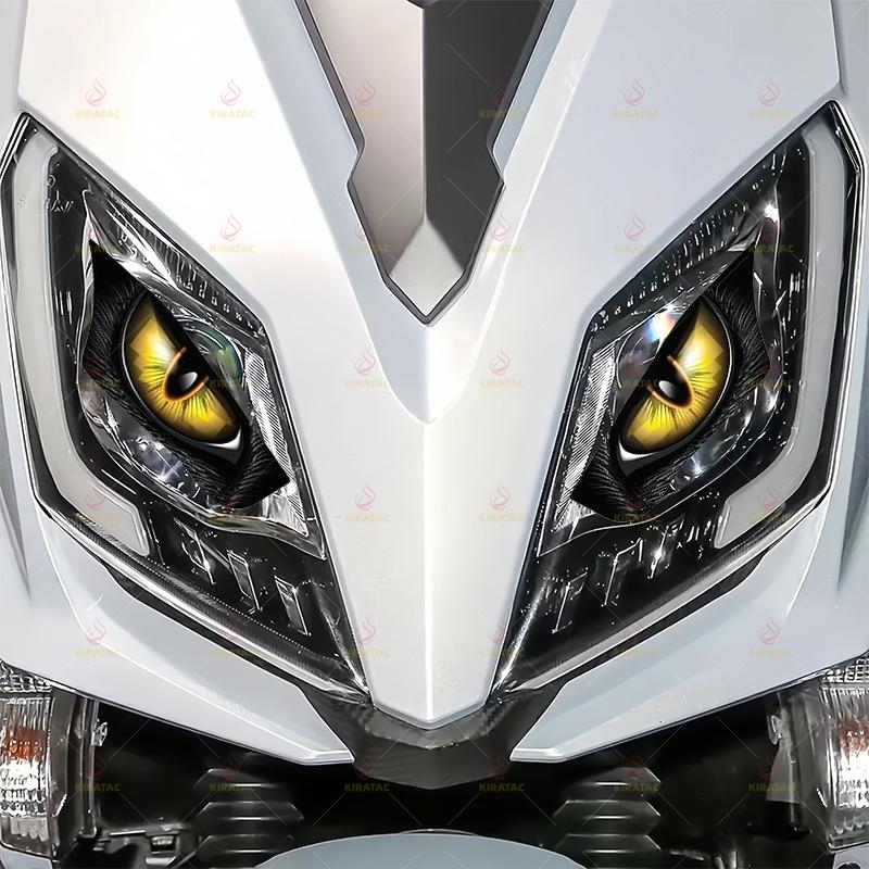 1pair Motorcycle Light Stickers Durable Waterproof for Yamaha XMAX300 Light Protective Sticker Universal Decoration Vinyl Decals