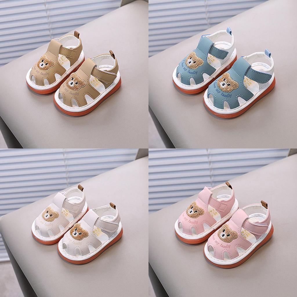 Baby Summer Toddler Soft Sole Shoes With Velcro Closure For Boys And Girls