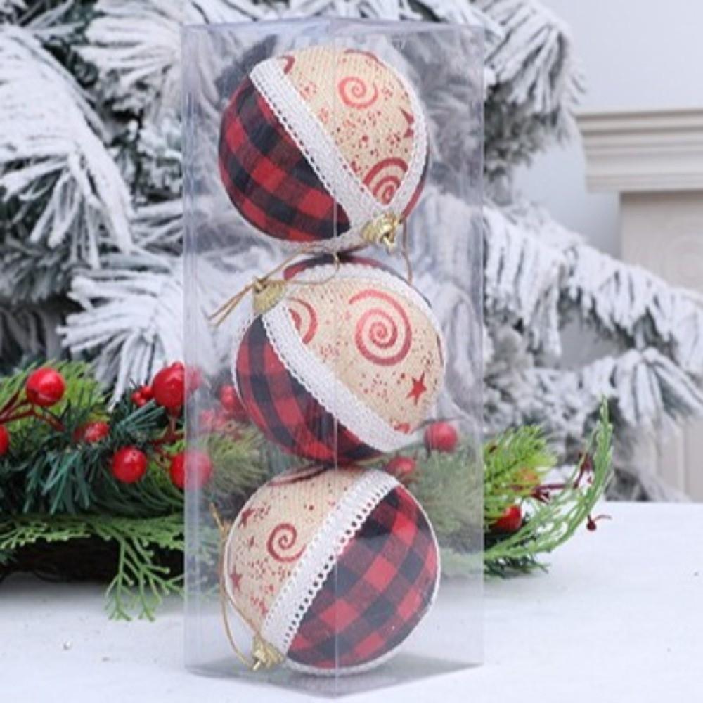 Shatterproof Christmas Ball Ornaments Glitter Foam Xmas Tree Decor  Holiday Celebration