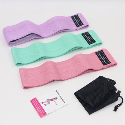 3 Peças Elásticos Faixas de Resistência Fitness Yoga Pilates Hip Circle Faixas Expansoras Treino de Academia Equipamento para Treino em Casa