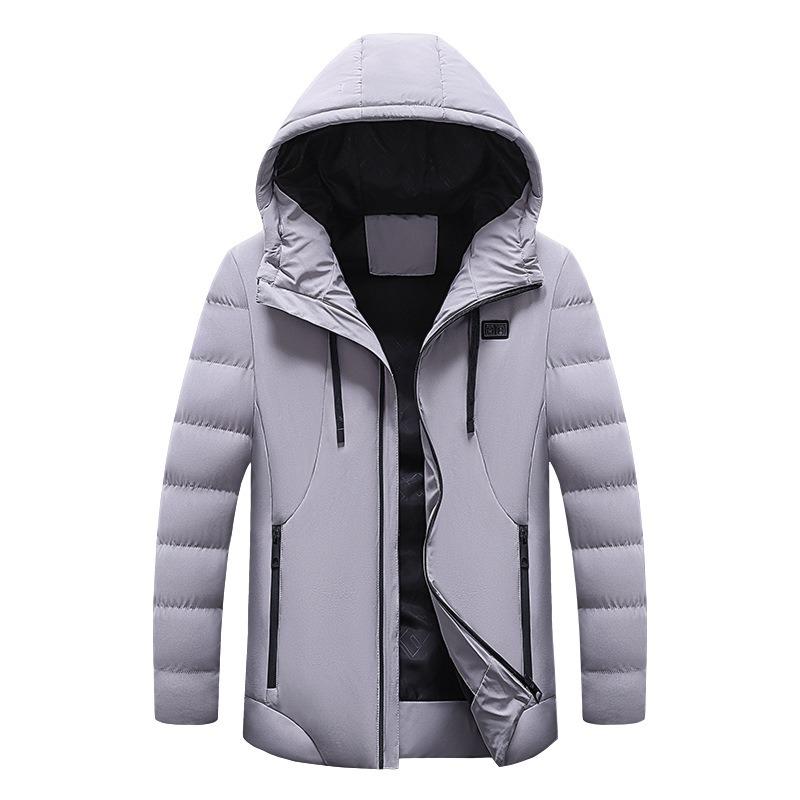 Smart heating cotton-padded clothes USB electric heating constant temperature keeping warm casual outdoor cold-proof jacket couple models